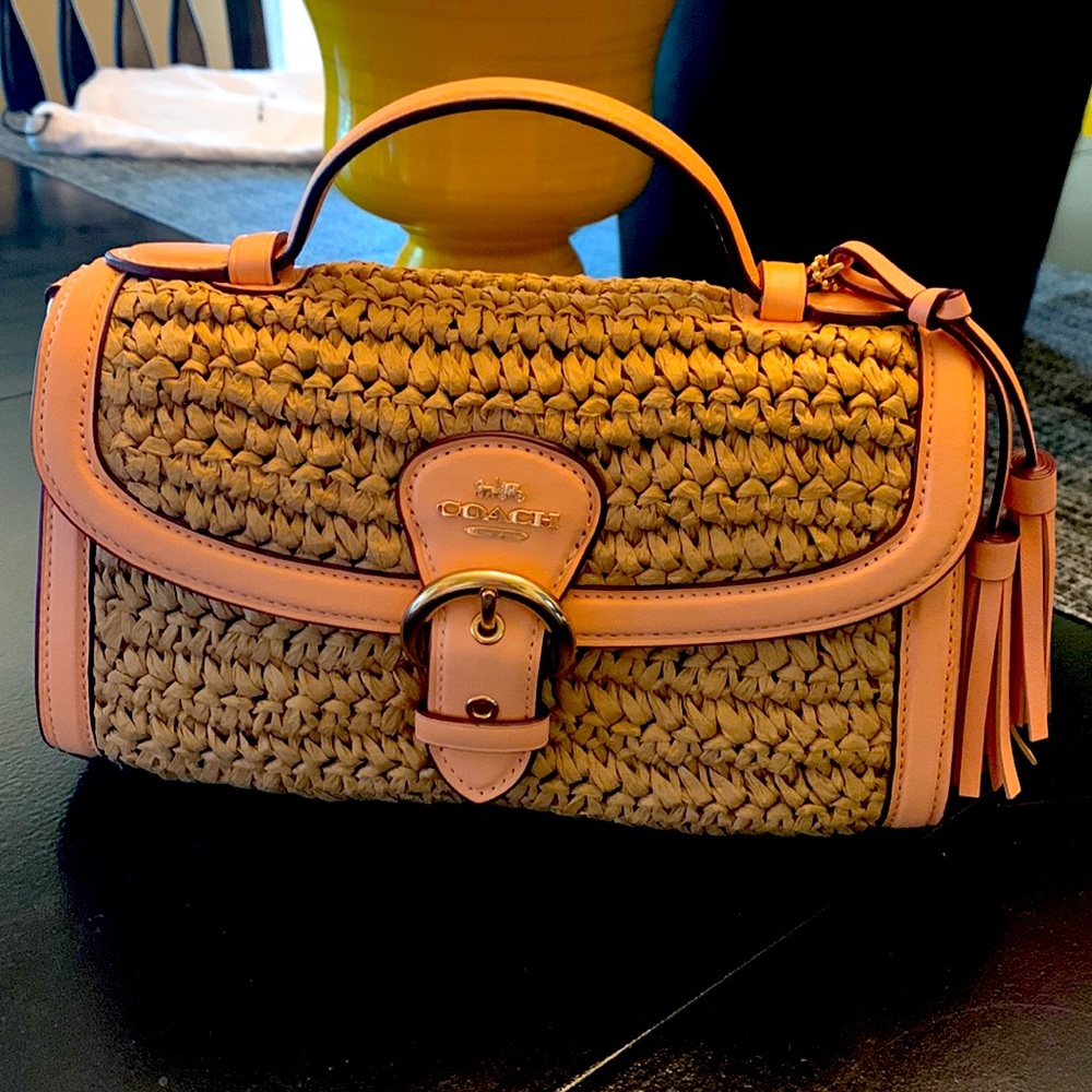 Coach kleo leather crossbody bag